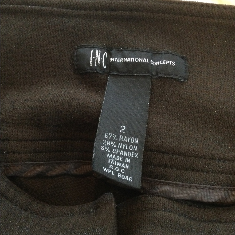 INC zippered legging
